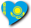 Flag of Kazakhstan image [Heart2]