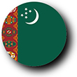 Flag of Turkmenistan image [Button]