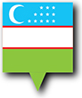 Flag of Uzbekistan image [Pin]