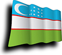Flag of Uzbekistan image [Wave]