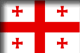 Flag of Georgia drop shadow image
