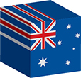 Billede af Australiens flag [Cube]