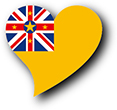 Flag of Niue image [Heart2]