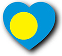 Flag of Palau image [Heart1]