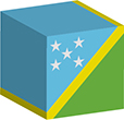 Flag of Solomon Islands image [Cube]