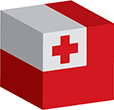 Flag of Tonga image [Cube]