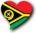 Flag of Vanuatu image [Heart2]