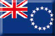 Flag of Cook Islands emboss image
