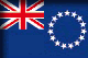 Flag of Cook Islands drop shadow image