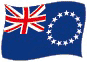 Flag of Cook Islands flickering image