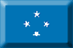Flag of Micronesia emboss image