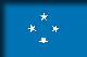 Flag of Micronesia drop shadow image