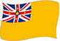 Flag of Niue flickering image