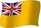 Flag of Niue flickering gradation image