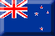 Flag of New Zealand emboss image