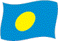 Flag of Palau flickering image
