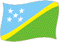 Flag of Solomon Islands flickering image