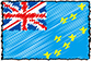 Flag of Tuvalu handwritten image