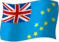 Flag of Tuvalu flickering gradation image