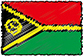 Flag of Vanuatu handwritten image