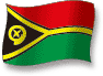 Flag of Vanuatu flickering gradation shadow image