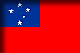 Flag of Samoa drop shadow image