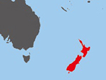 Location of New Zealand