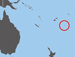 Location of Tonga