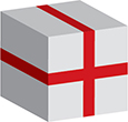 Flag of England image [Cube]
