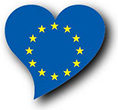 Flag of EU image [Heart2]