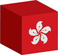 Flag of Hong Kong image [Cube]
