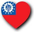 Flag of Myanmar image [Heart1]