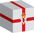 Flag of Northern Ireland image [Cube]
