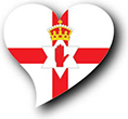 Flag of Northern Ireland image [Heart2]