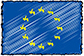 Flag of EU handwritten image