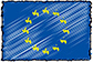 Flag of EU handwritten image