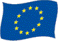 Flag of EU flickering image