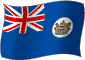 Flag of Hong Kong flickering gradation image
