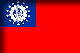 Flag of Myanmar drop shadow image