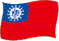 Flag of Myanmar flickering image