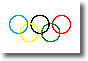 Flag of Olympic shadow image