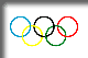 Flag of Olympic drop shadow image