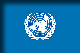Flag of United Nations drop shadow image