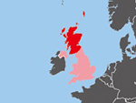 Location of Scotland