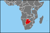 Map of Botswana small image