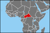 Map of Central African Republic small image