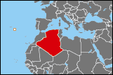 Map of Algeria small image