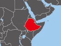 Location of Ethiopia