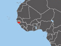 Location of Guinea-bissau