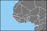 Map of Guinea-Bissau small image